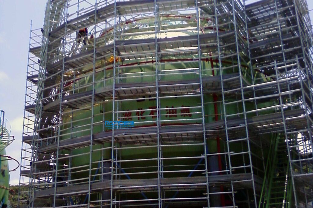 boiler scaffolding