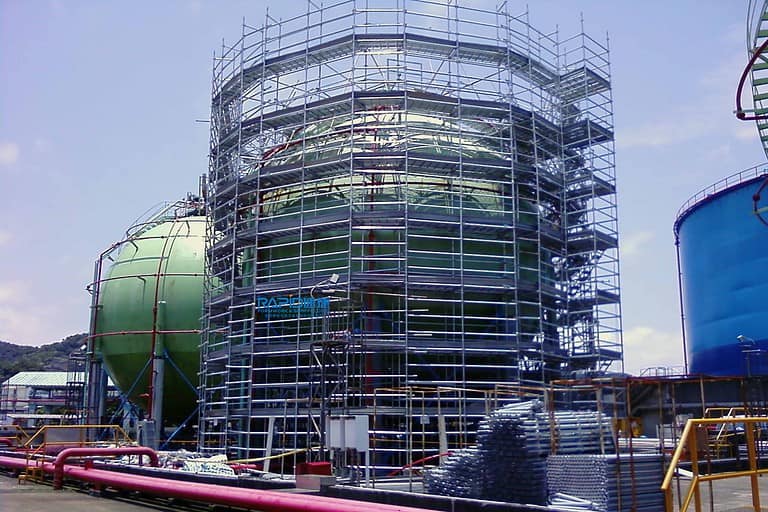 tank scaffolding solution