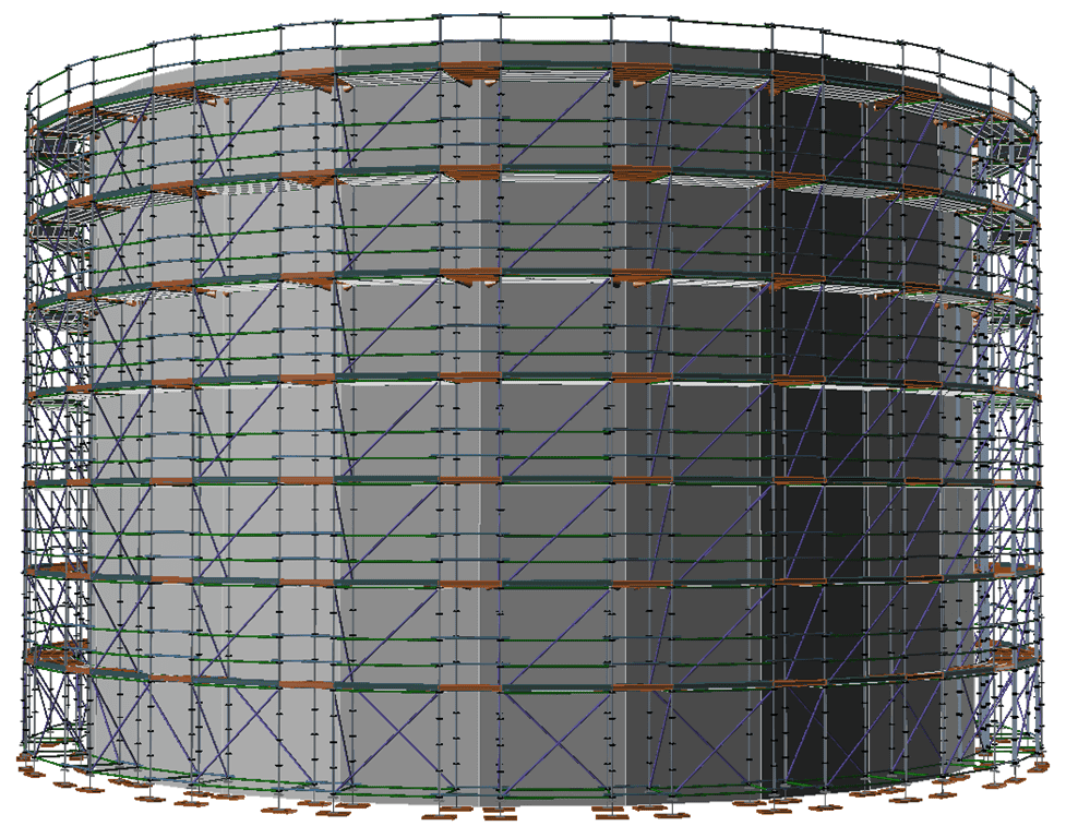 tanks scaffold design